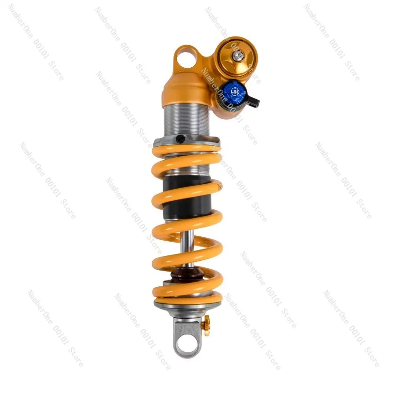 Rear spring shock absorber for bicycles