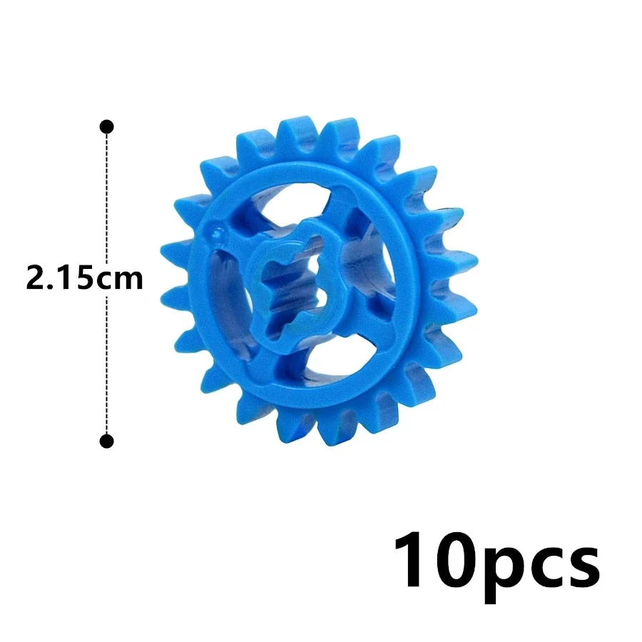 MOC High-Tech Gear assembla particelle di mattoni fai da te 47896 10197 44809 69778 Hub connettore Pin con assi Building Block giocattoli per bambini