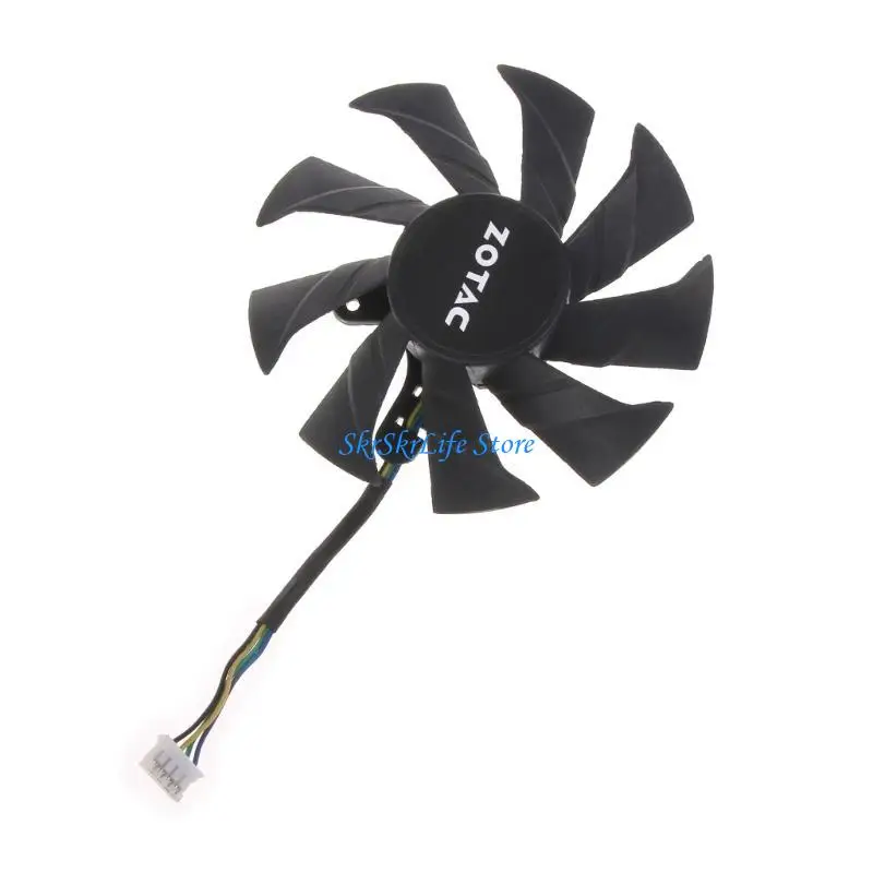 

E65E 1/2Pieces 85mm 12V 4pin GA92S2H VGA Fan Fan для ZOTAC 2070/2080/2080TI X-GAMING Вентилятор.