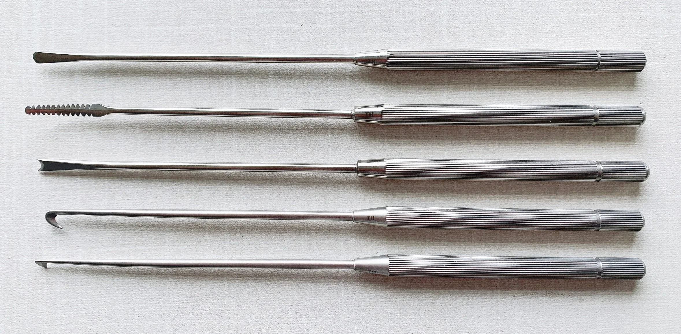 Nóż tnący/różowy/odwrócony/bananowy/hakowy Curette Pilnik kostny Sonda Instrumenty do artroskopii Ortopedyczne instrumenty chirurgiczne