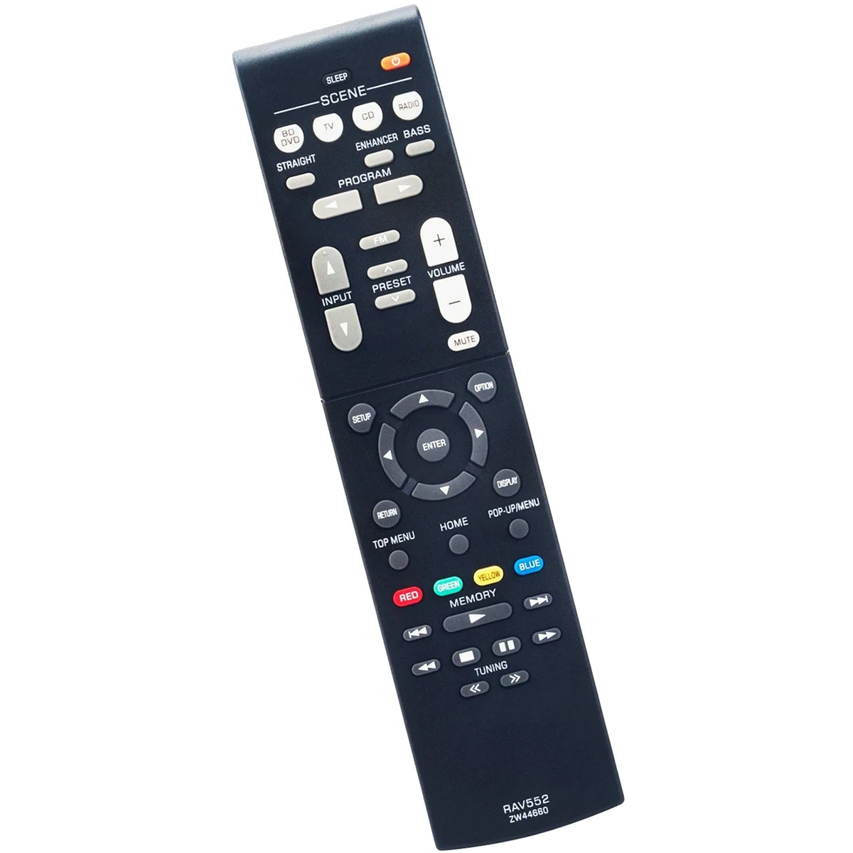 A57G-RAV552 Replace Remote Control for Yamaha AV Receiver RX-V379 RX-V479 RX-V579 RX-V381 RX-V383 RX-V385 HTR-3068 TSR-5790BL