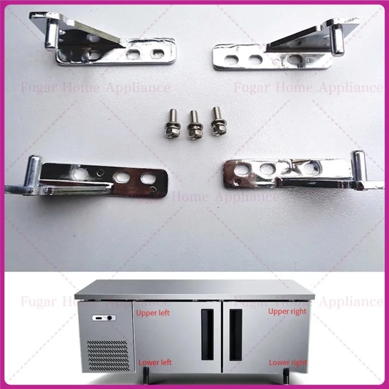 Wheelbase 35mm Refrigerator Hinge Commercial Kitchen Accessories Freezer Replacement Refrigerator Door Hinge Fridge Hinge Set