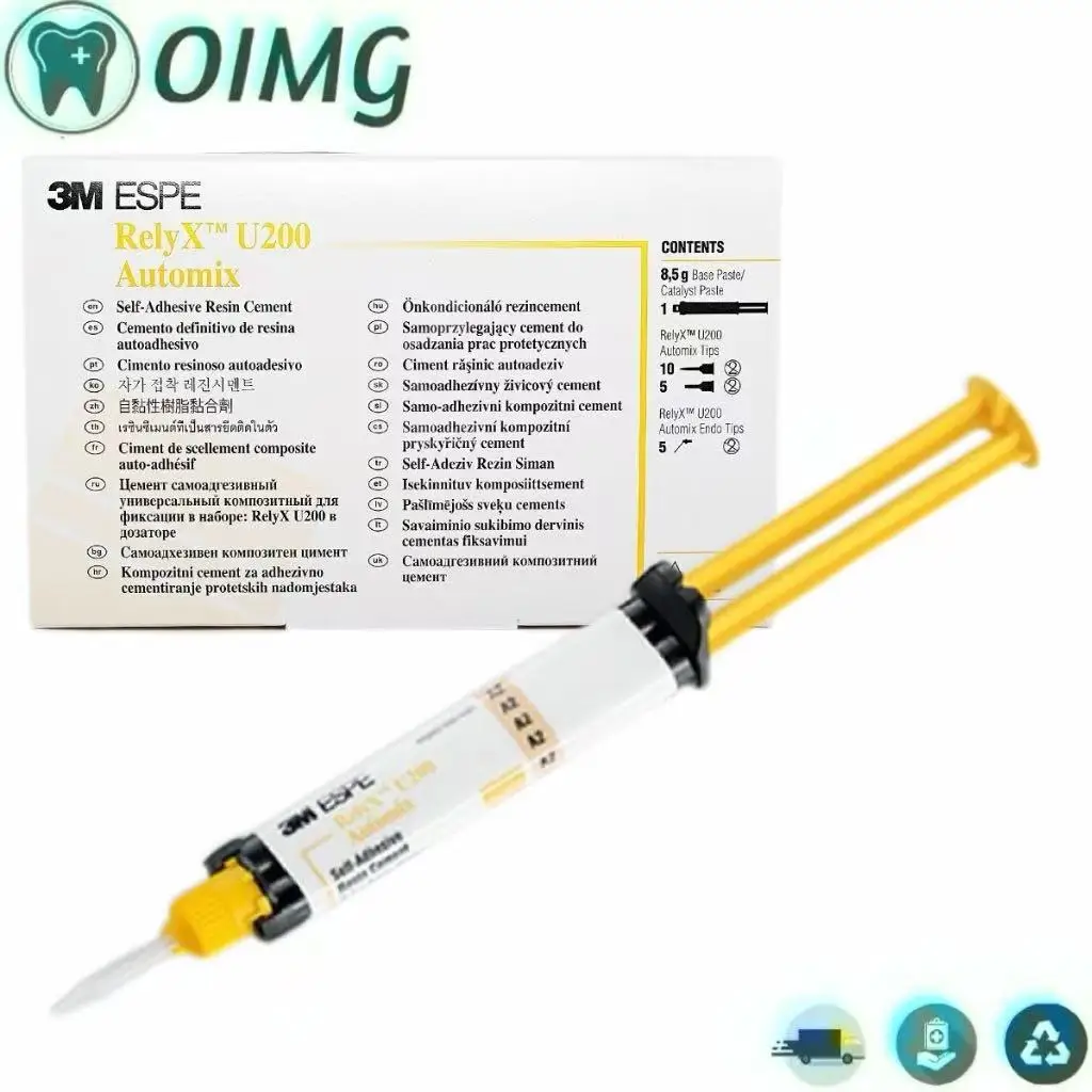 3M ESPE Relyx U200 Самоклеящаяся смола Цемент Стоматологическая коронка для зубов Шпон Восстанавливающие композитные материалы Склеивающая паста Клеевой агент