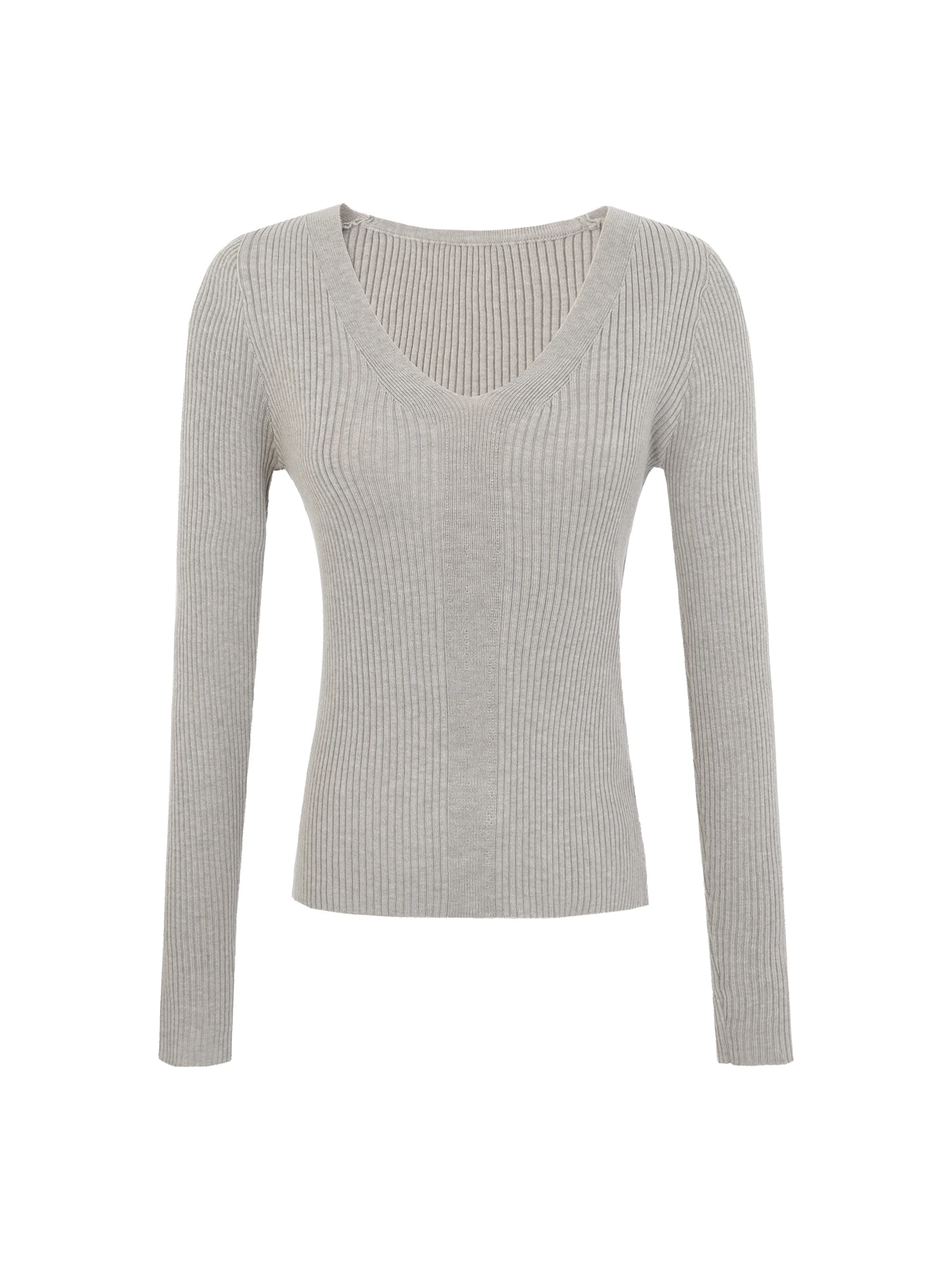 

Женский трикотаж Slim Fit V-Ne Sle, новинка 202, осень-зима, ленивая высококачественная внутренняя одежда, топ G Sle, поездка на работу, ветер