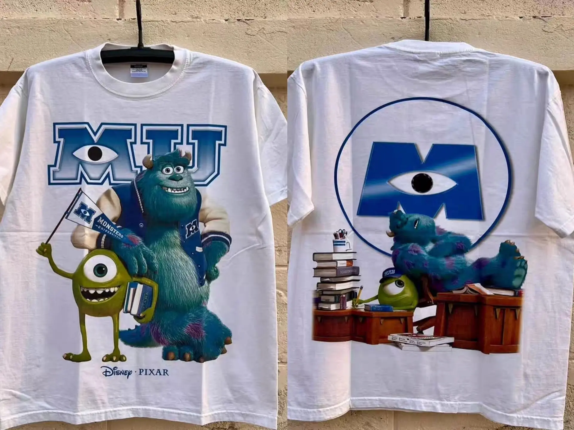 

2025 Sully Fur Monsters Inc, детская футболка с мультяшным принтом, модные мужские и женские летние вечерние топы с короткими рукавами