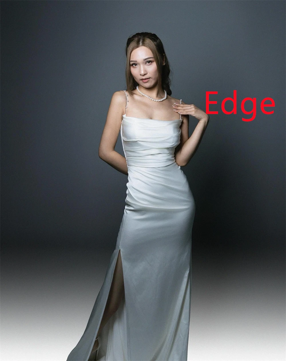 فستان سهرة مثير من الساتان مخصص بأشرطة سباغيتي رسمية للحفلات الراقصة فستان أنيق بدون ظهر مفتوح الظهر للمناسبات الخاصة #6