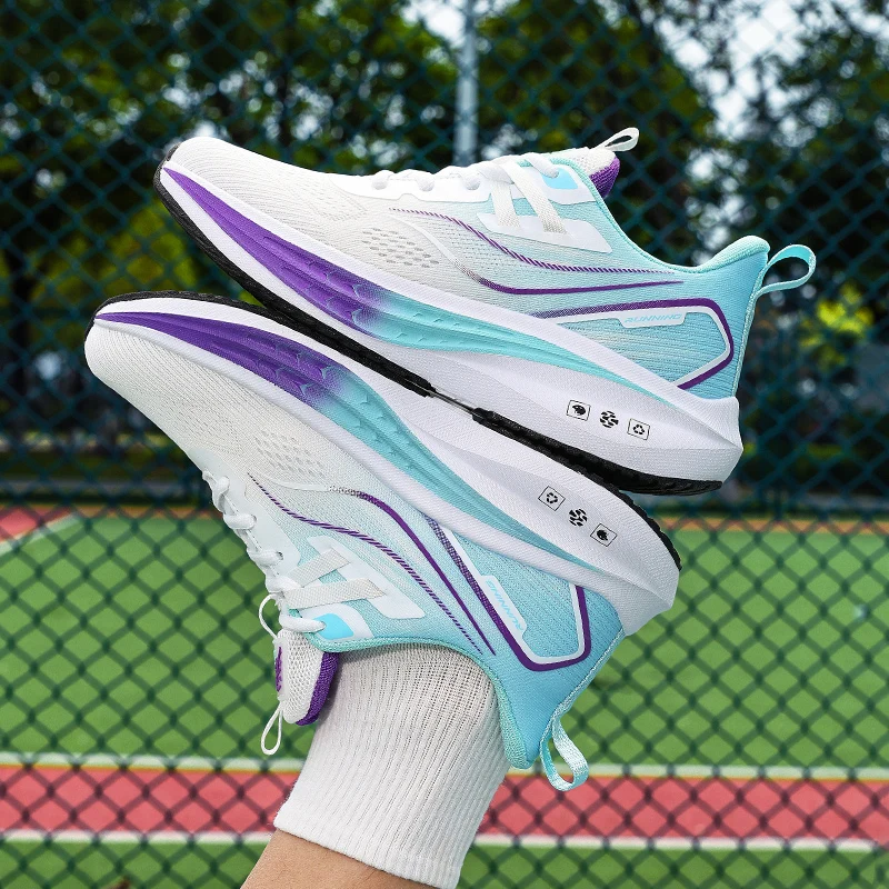 New Men's Professional Running Shoes Mesh Breathable Lightweight Marathon Comfortable Sports Running Shoes Size 37-47