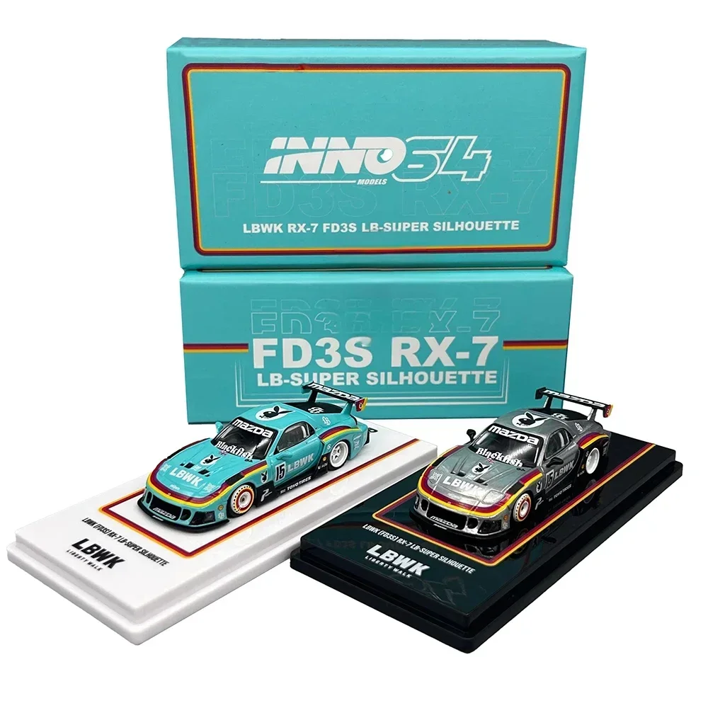 INNO 1:64 LBWK F40 Mazda RX7 FD3S R35 Beijing Exhibition Limited Alloy Diecast Diorama Car Model Toys Collection Chase