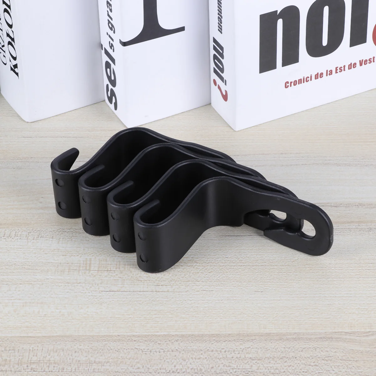 

4 Pcs Car Hooks Back Seat Storage Concealed Chair Multifunction Multi-fucntional