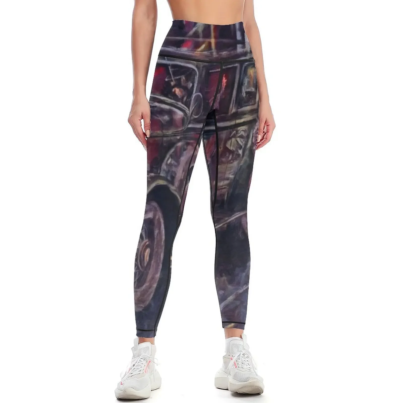 

Vintage Night At The Movies Leggings sport pants Women's gym Womens Leggings