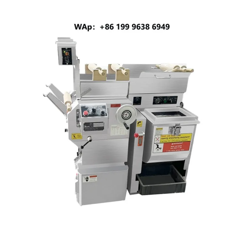Small Noodle Making Press Machine Built-In 15KG Flour Mixer Flat and Round Noodle Making and Cutting Machine