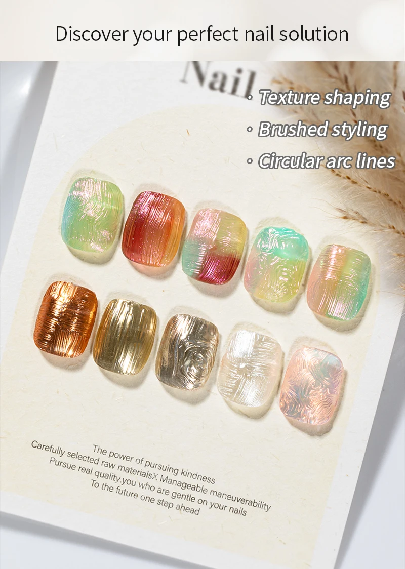 RSNAIL Nail Art Styling Pinsel Streifen Liner Pinsel Multifunktionale Design Nagel Pinsel Harte Borsten Modellierung Pinsel Maniküre Werkzeuge – Detail 6