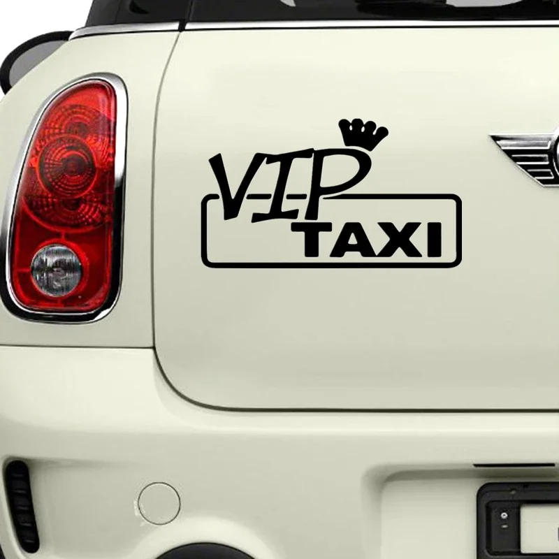 Waterproof and sunscreen VIP taxi funny car sticker vinyl decal for auto car stickers styling car decoration