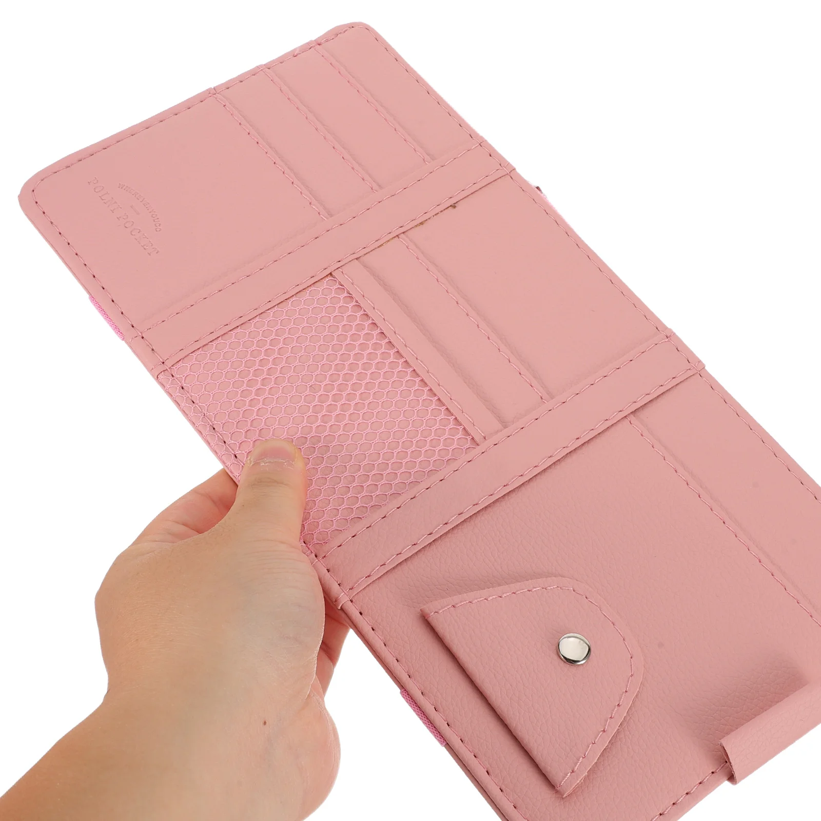 

Universal Car Visor Organizer Pouch Multi Pocket Storage For Sunglasses Id Cards Driver License Fake Suv Truck Interior