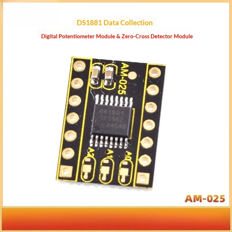 DS1881 data collection zero crossing detector module, digital potentiometer module