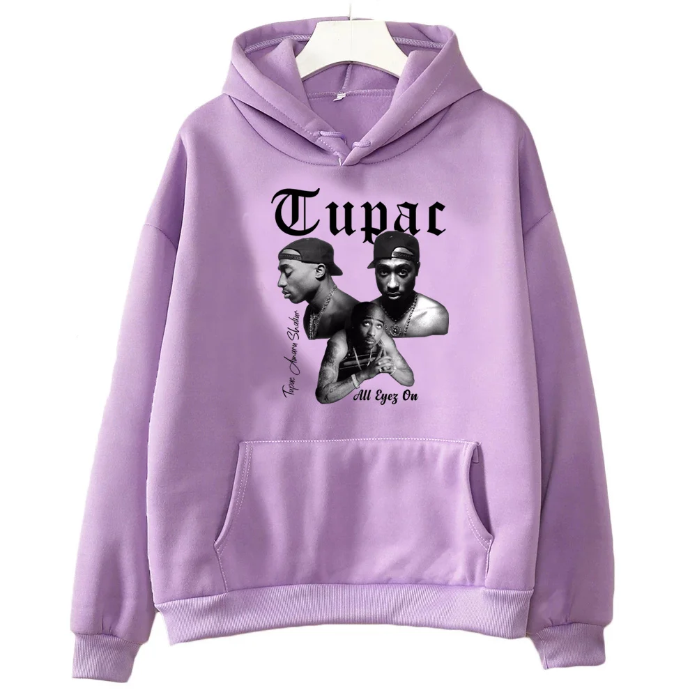 Tupac 2pac hoodies men Fleece Kawaii sweat y2k vintage hoddies man japanese Pullover