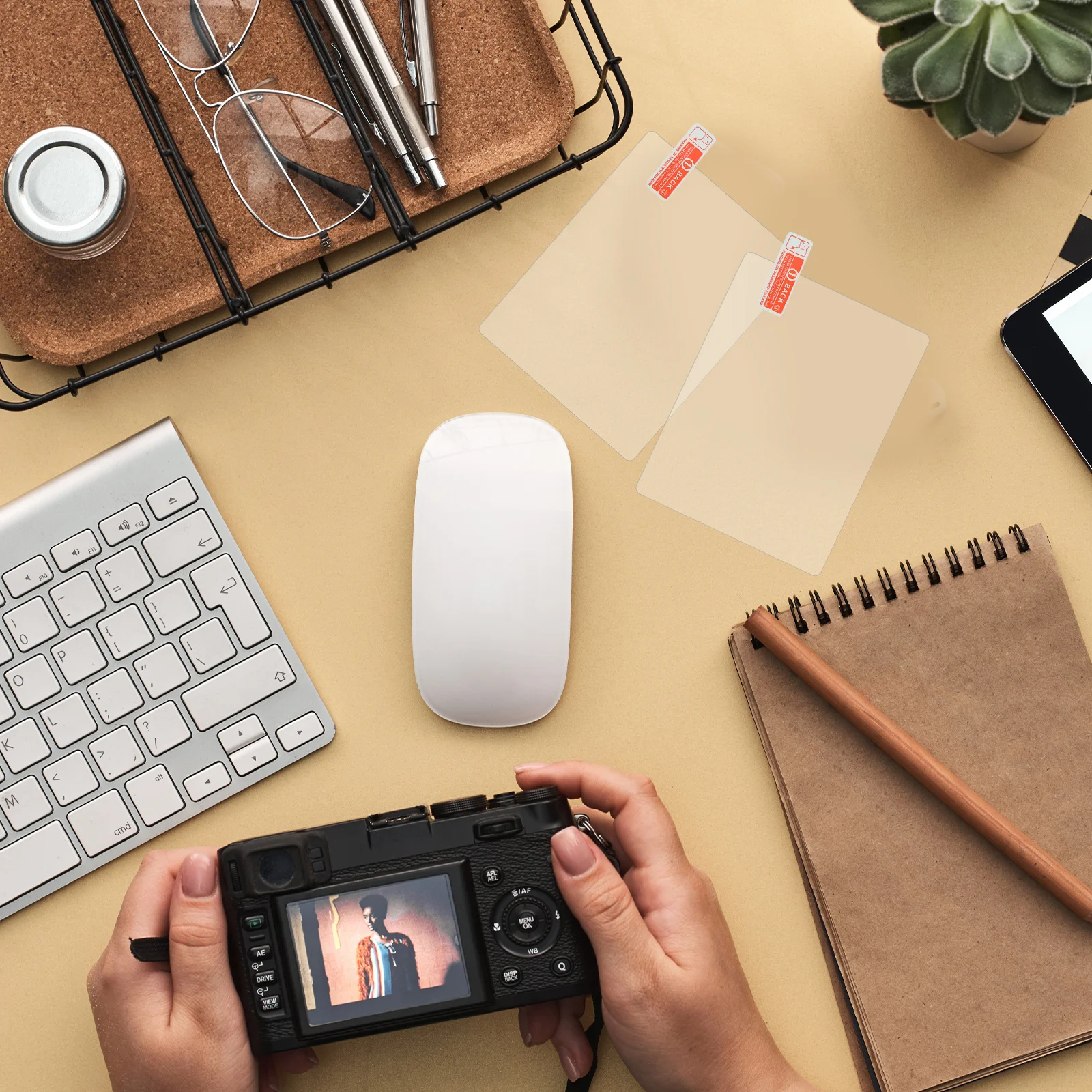 

3Pcs Camera Screen Protector Tempered Glass 026mm Arc Edge for Iv High Definition Protective Film Anti-Scratch Sweatproof