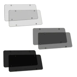 Car Clear Reflective Anti-Speed Red Light Toll Camera Stopper License Plate Cover License Plate Shell Unbreakable Holder