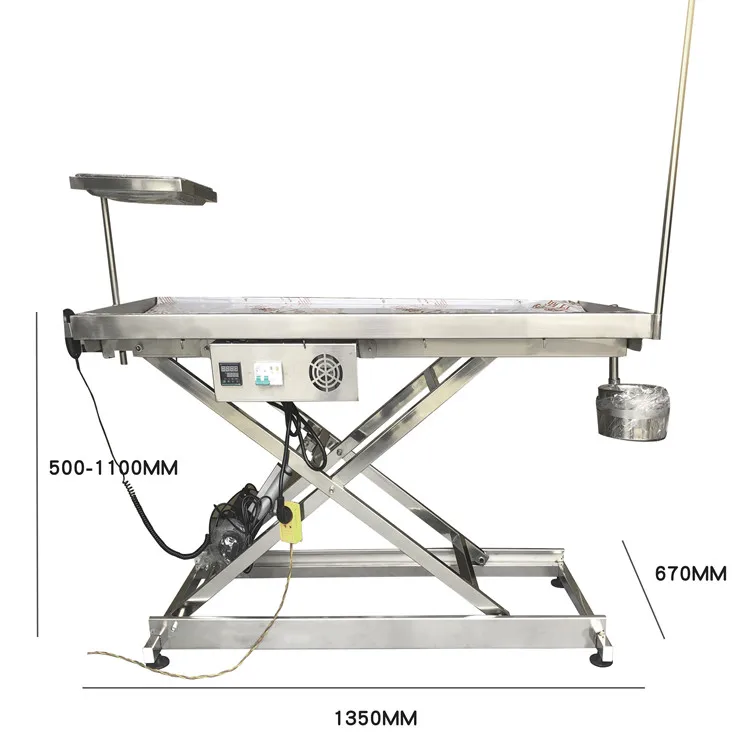 Weterynarz operacja elektrycznego stołu chirurgicznego stół operacyjny weterynaryjny dla zwierząt chirurgicznych badanie stołu dla pana młodego