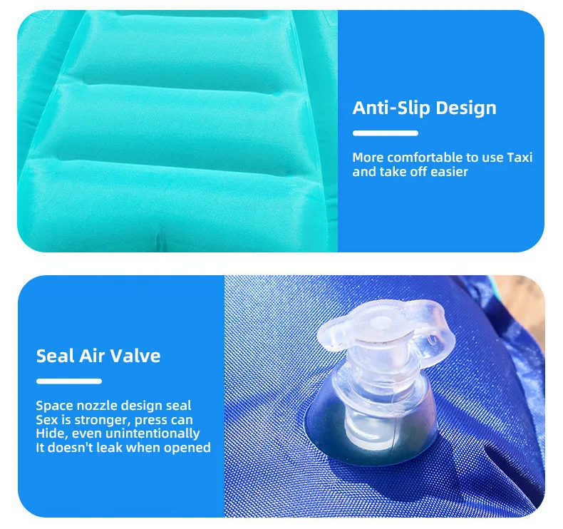 1 Stück dickes aufblasbares Surfbrett zum Schwimmen, tragbares Marine-Surf- und Wasserrutschbrett, geeignet für Strand, Schwimmbad, Urlaub – Detail 8