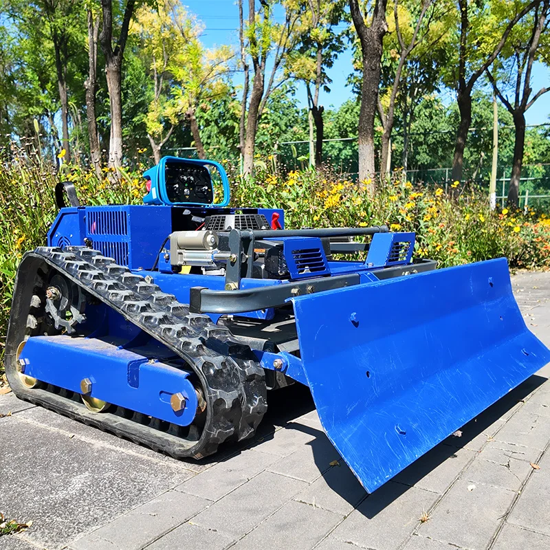 Control teledirigido especial elegante modificado para requisitos particulares del invierno de la pala de la nieve del cortacésped del oruga