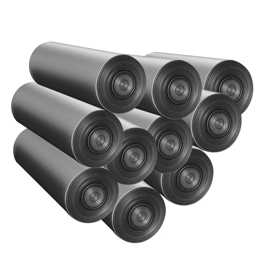 200 قطعة 10 لفات سميكة مانعة للتسرب القمامة أكياس القمامة القوية للمنزل مكتب سيارة الحمام المطبخ ارتفاع درجة الحرارة #3