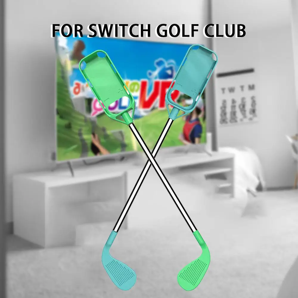 Golf Club Grip Simulated Game Golf Wedge Type Small Handle For Switch 1 Pair Abs Gamepad Adapter Game Accessory Set Comfortable