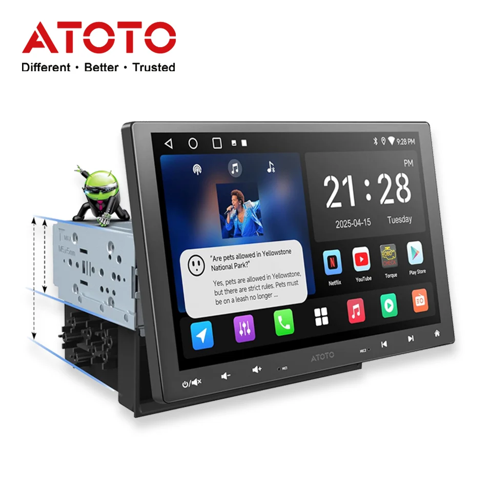 10 Inch Android Car Radio with CarPlay Android Auto