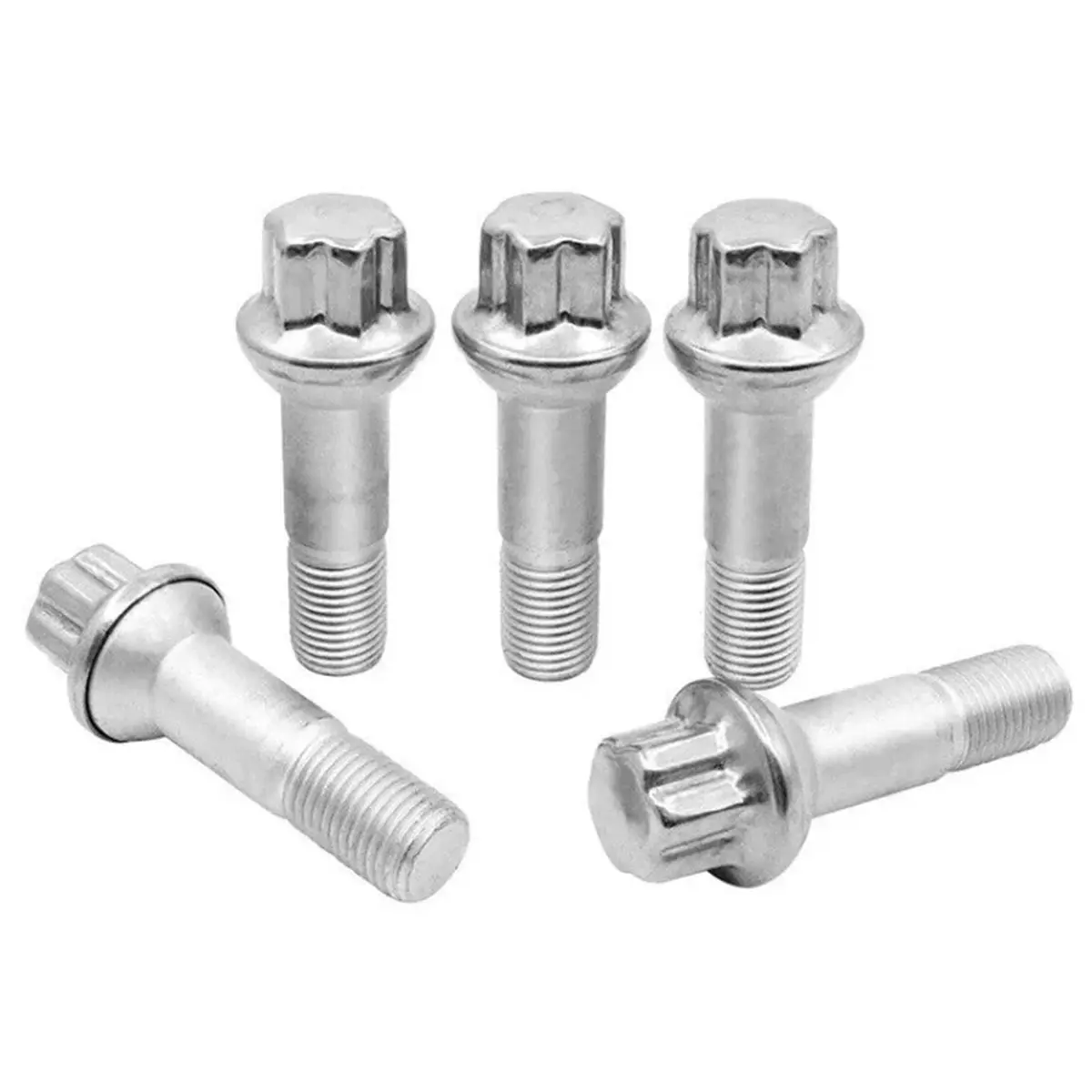 Compatible 5Pcs Wheel Lug Bolts 0009905407 for W164 W166 X204 X166 W221 W222 V222 X222 W251 C216 C217 C292