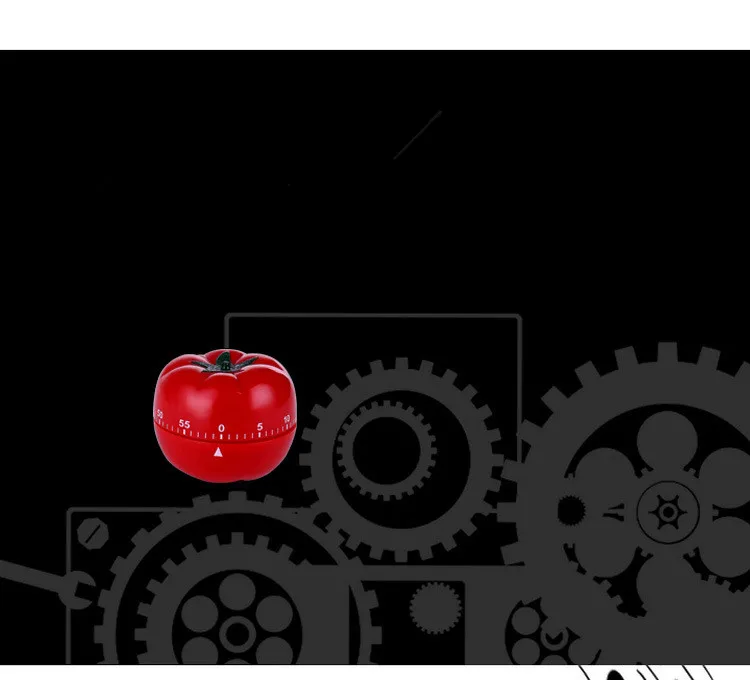 1 new 1-60 minute 360 degree tomato timer creative kitchen mechanical timer countdown timer reminder alarm OK 0593