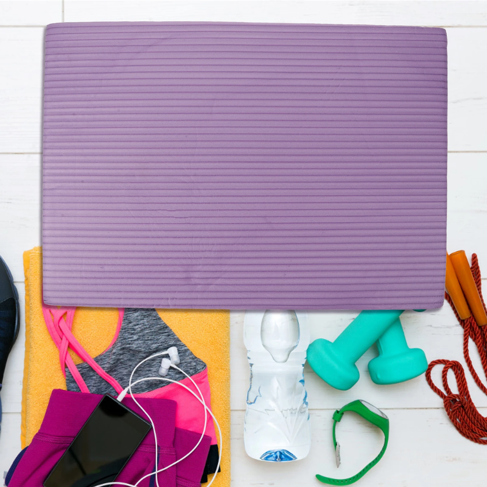 

Comfortable Yoga Knee Pad Supple Cushion Thick Exercise Mat Kneeling Balance Training Non-Slip Gym Mat Stability Trainer