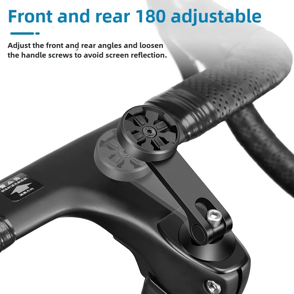 Bicycle mobile phone holder,aluminum alloy stem cover mobile phone stand,shockproof and anti-shake,adjustable navigation