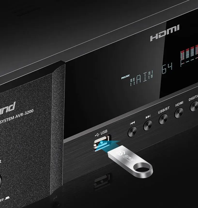 

Nobsound AVR-3200 Домашний кинотеатр 5,1, Bluetooth, цифровой фотоаппарат, KTV усилитель