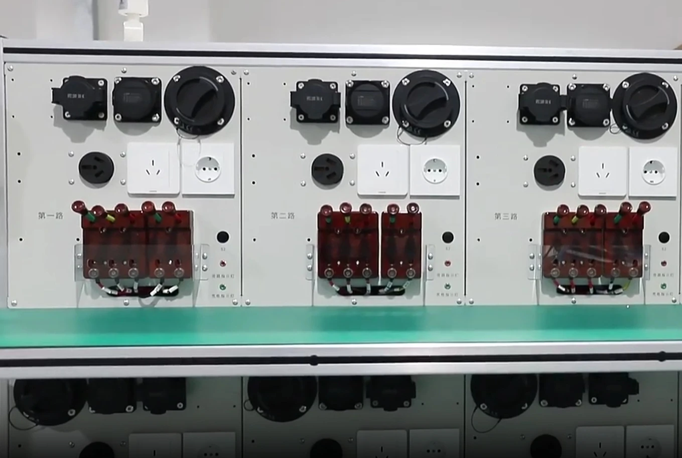 US/EU/Chinese Standard AC Charging Station Aging Tester Multi-channel Aging Frame