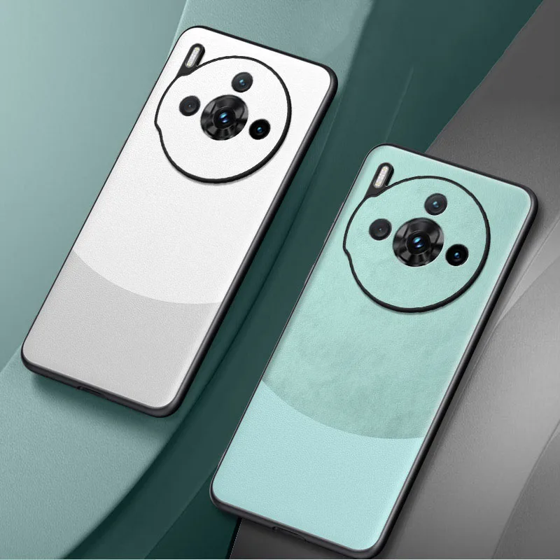 High Quality Luxury Leather Soft Leather Back Phone Case For ZTE nubia Z60S Pro Silicone Case For ZTE nubia Z60 Ultra Back Cover