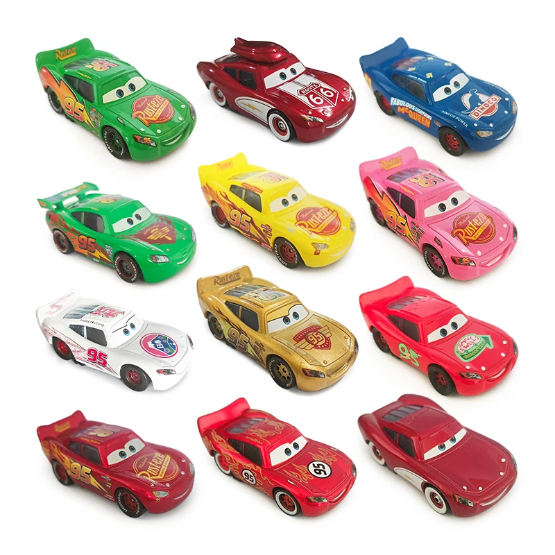 Disney Pixar Cars Love McQueen 95 Lightning McQueen Collectibles 1:55 Modeling Metal Toy Car Alloy Racing Toys Model Kids Gifts