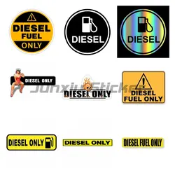 Diesel Fuel Only Sticker Funny Vinyl Car Sticker DIESEL Waterproof Car Decal Stickers on Truck Bumper Rear Window