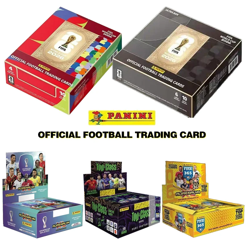 Tarjeta Coleccionable Oficial de Fútbol Panini FIFA WORLD CUP 2026, 365 Adrenalyn XL, Colección de Jugadores y Equipos, Regalo para Fanáticos