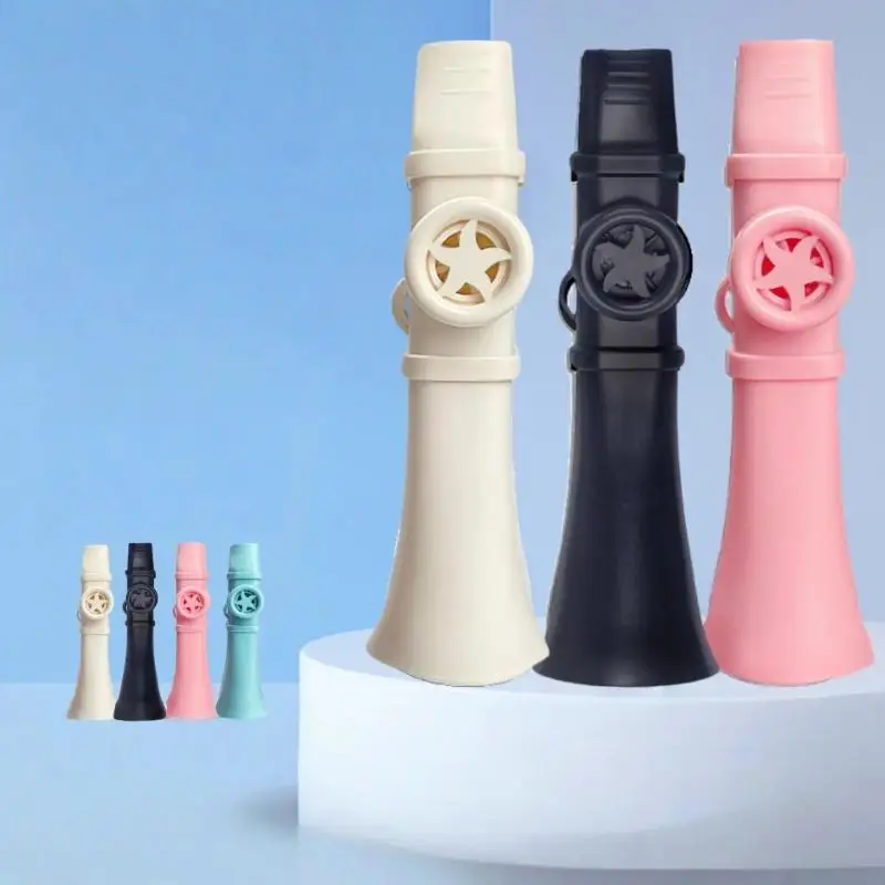[E] 1Pcs Durable Plastic Kazoo Easy Play Design Crisp Penetrating Sound For Beginner Musicians Casual Parties Outdoor Activities