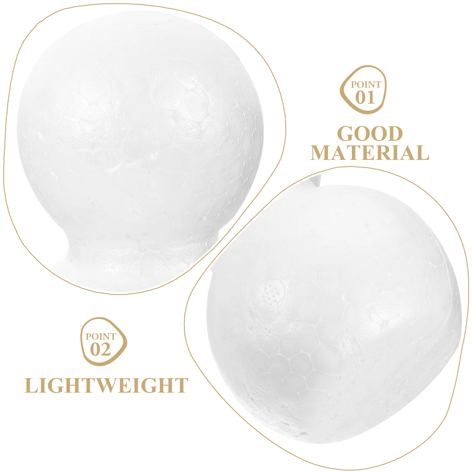 

10Pcs Snowman DIY Craft Balls Christmas Handmade Decoration Kit Foam Xmas Ornaments for Holiday Crafts and Room Decor