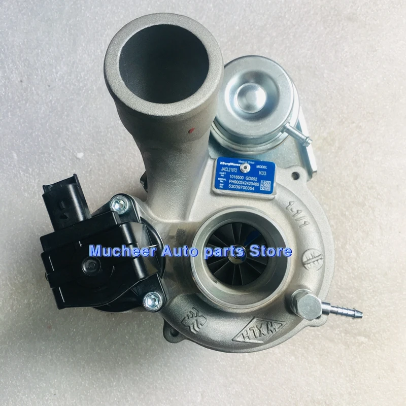 

K03 Turbocharger 53039880354 53039700354 1016500GD052 Turbo Charger for JAC S5 2.0T HFC4GC1.6D Engine