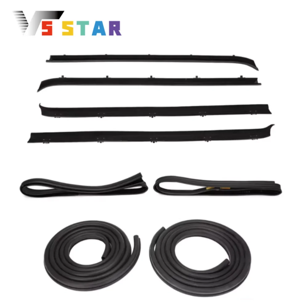 

15569072 Комплект уплотнительных уплотнений для передней двери и окон для Chevy Suburban V1500 V2500 R1500 R2500 MW-1025 89-91