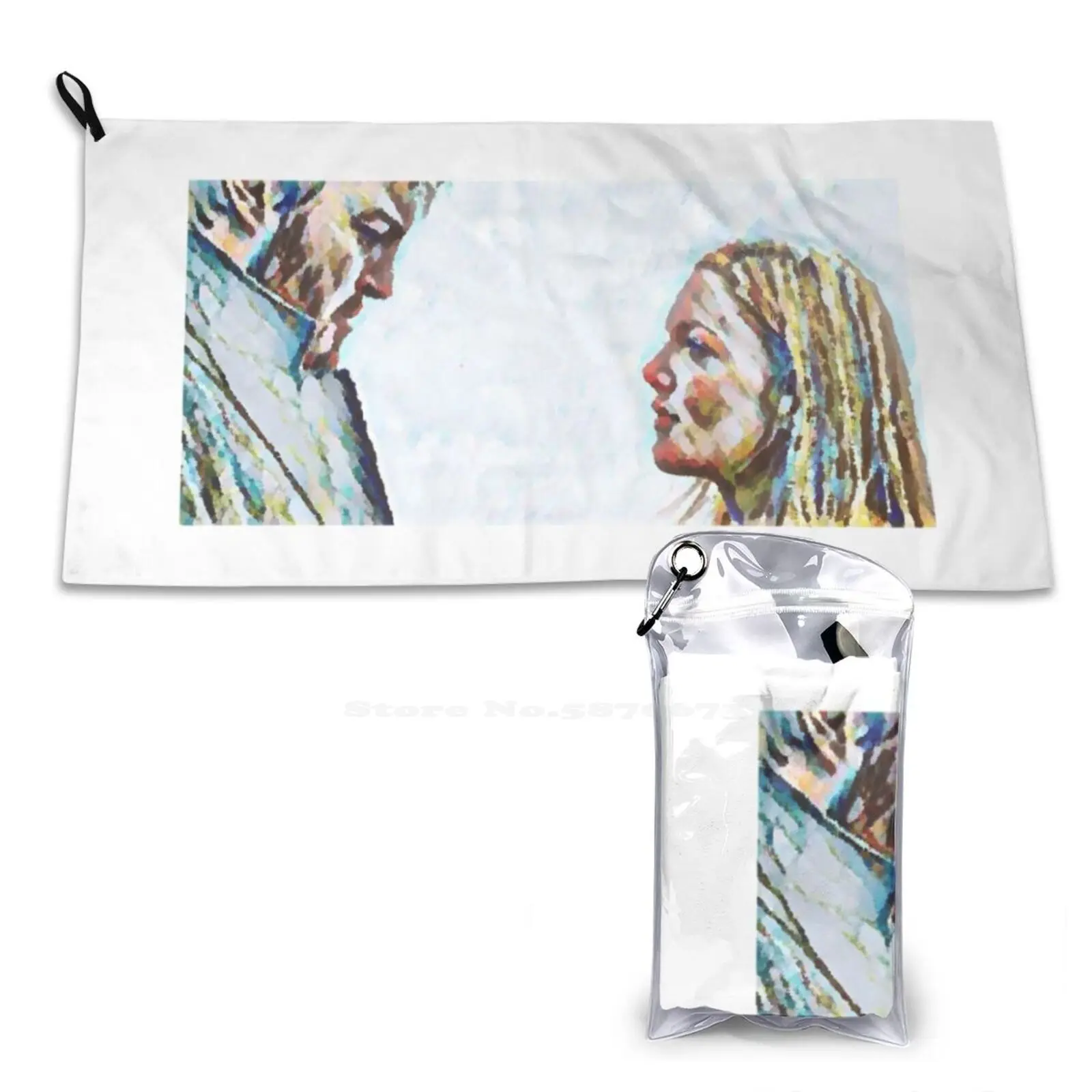 Strike And Robin Quick Dry Soft Face Towel Home Outdoor Sioux Rogers Cormoran Strike Robin Ellacott Tom Burke Holliday Grainger