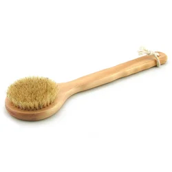 Natural Bath Brush Exfoliating Beauty Body shower Brush Portable SPA Massage Woman Man Skin Care Dry Body Wooden Brush