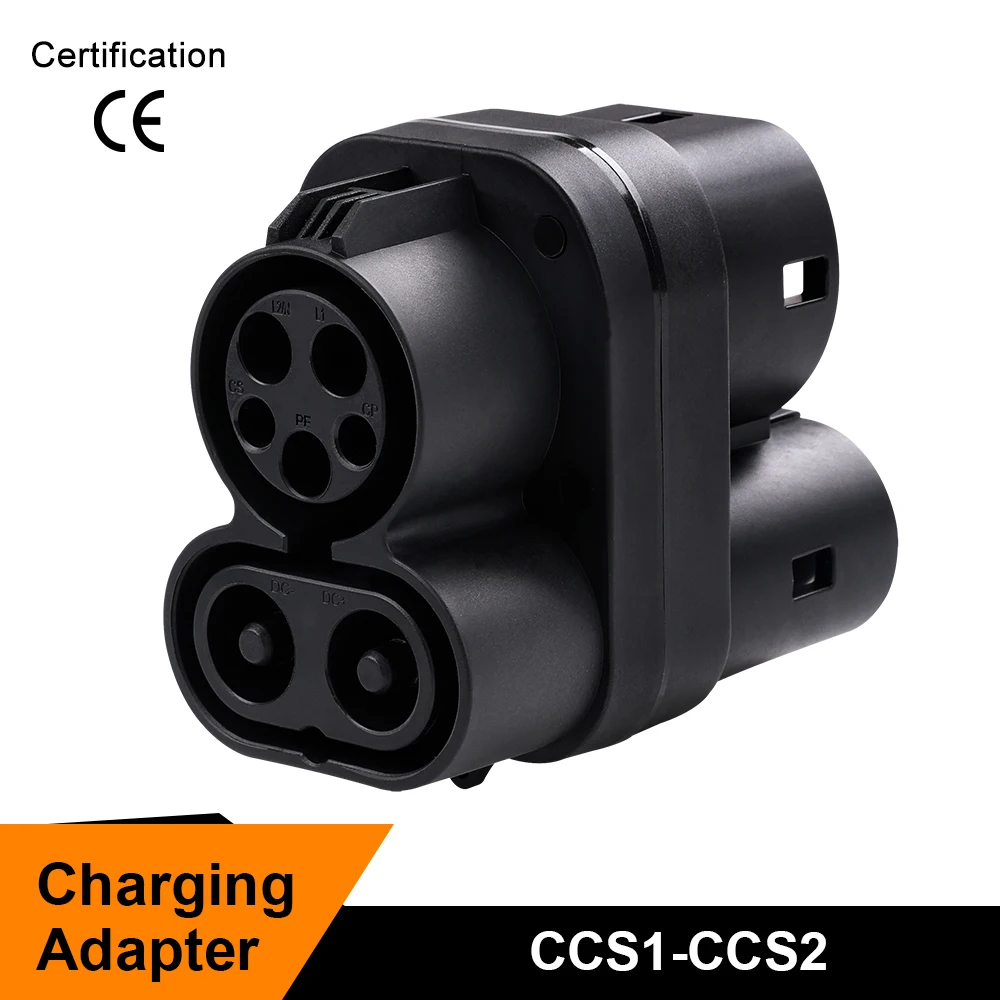 250A CCS1 Charger to CCS2 EV Adaptor CCS1 to CCS2 Electric Vehicle Charger DC Fo Tesla model 3 X Y Fast EV Charging Adapter