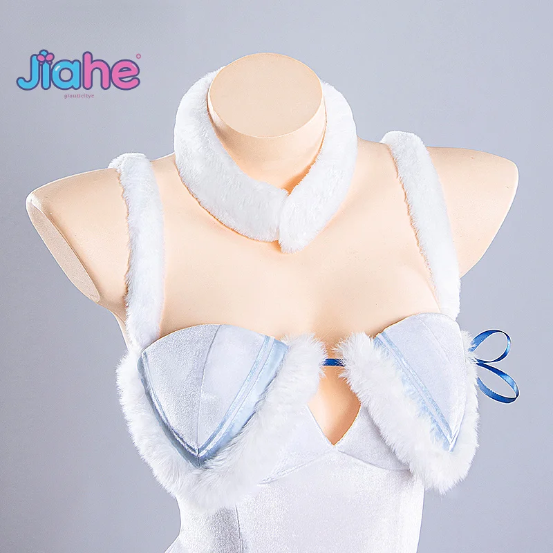 

Umikaze Cosplay Costume Game Anime Azur Lane Girl new sweet bunny nightgown headband socks necklace Halloween party dress set