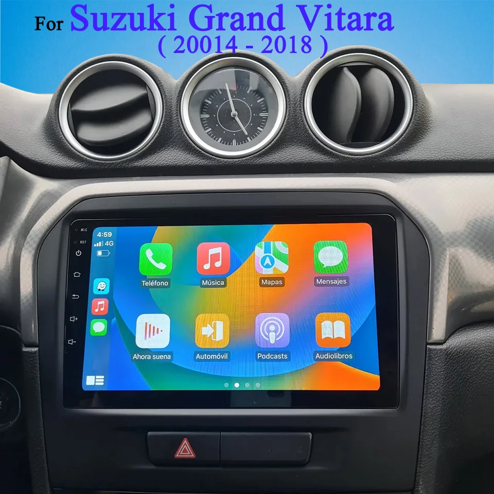 

For Suzuki Grand Vitara 2014 2015 2016 2017 2018 Autoradio Video Audio A/V DVD Cassette GPS Navi Monitor Carplay Auto 4G Lte RDS