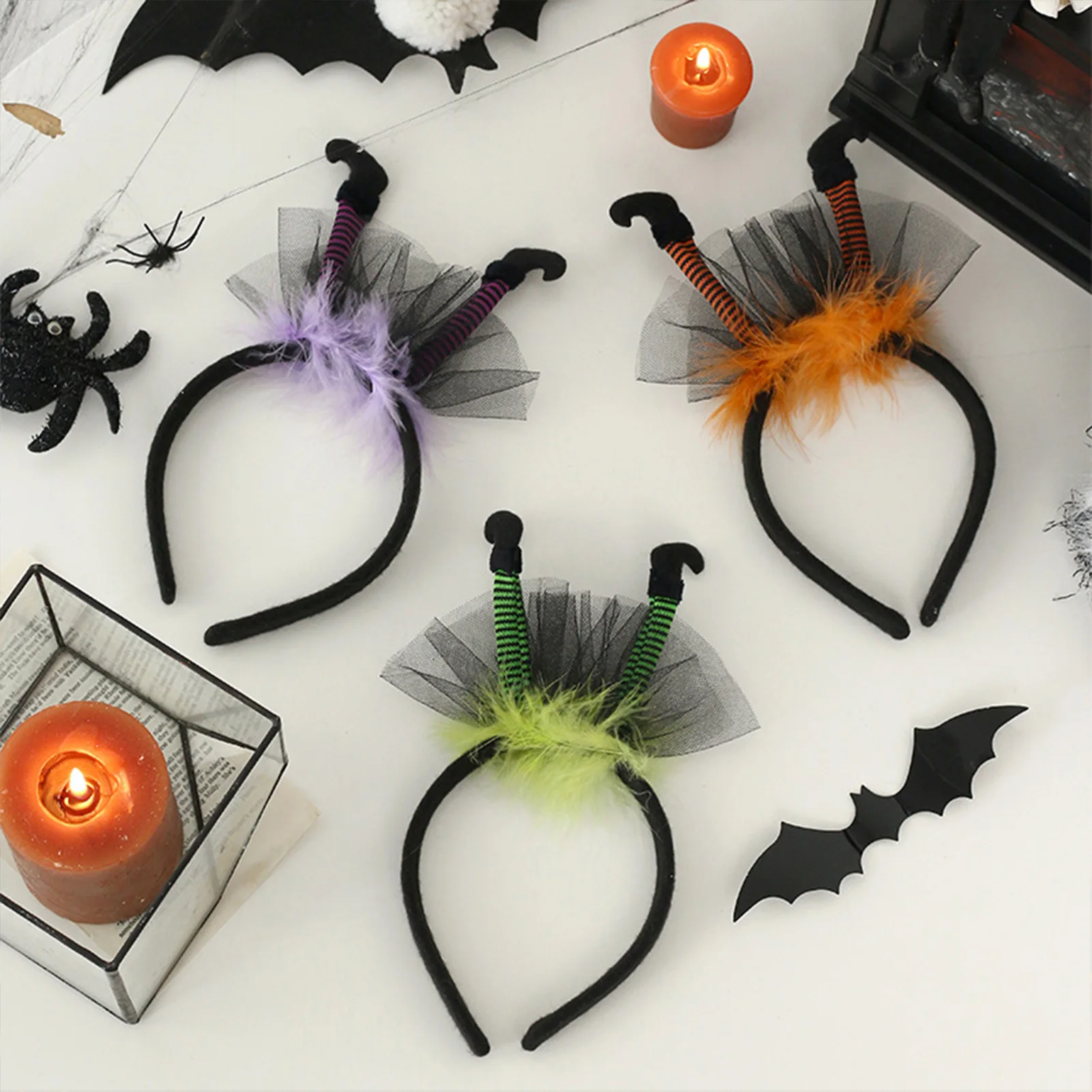 Halloween Headpiece Hair Hoop Wear-Resistant Material Durable Hair Accessories Suitable for Most Head Shapes