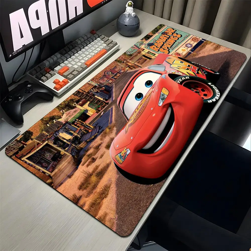 Anime Characters Lightning McQueen Mouse Pad Gaming Mousepad Abstract Large 900x400x5mm MouseMat Gamer XXL Mause Carpet PC Desk