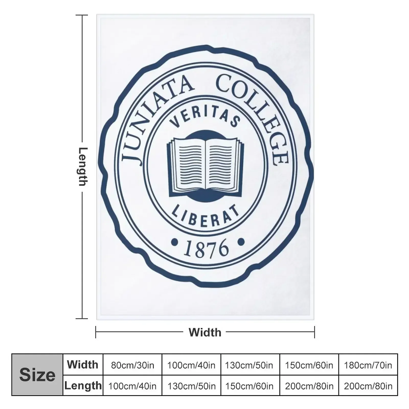 juniata college seal Throw Blanket couch cozy soft plush fuzzy picnic outdoor blanket